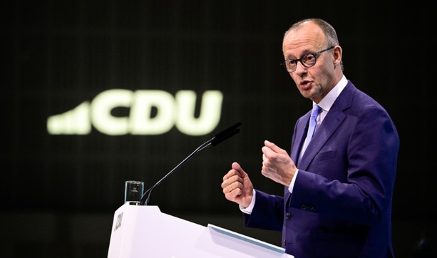 Bild vergrößern: Merz mit knapp 90 Prozent als CDU-Chef bestätigt