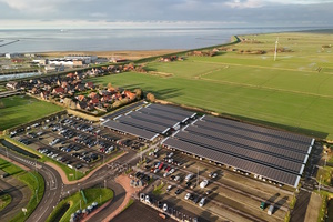 Riesiger Ladepark in Norddeich - Volle Akkus für Inselgäste 
