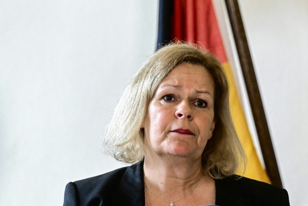 Bild vergrößern: Faeser verurteilt Angriff auf Grünen-Politiker in Essen scharf