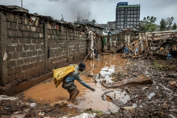 Bild vergrößern: Dutzende Cholera-Fälle in Überschwemmungsgebieten in Kenia