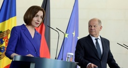 Scholz bekräftigt deutsche Unterstützung der Republik Moldau