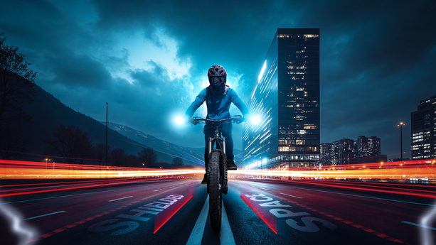 Bildergalerie: Fahrradlicht „Bikelight“  - Mit Laser-Schutzzone 