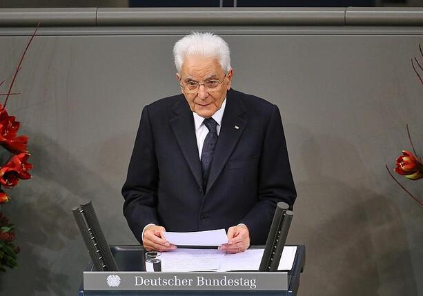 Bild vergrößern: Italiens Präsident wirbt für Multilateralismus als Friedensgarant