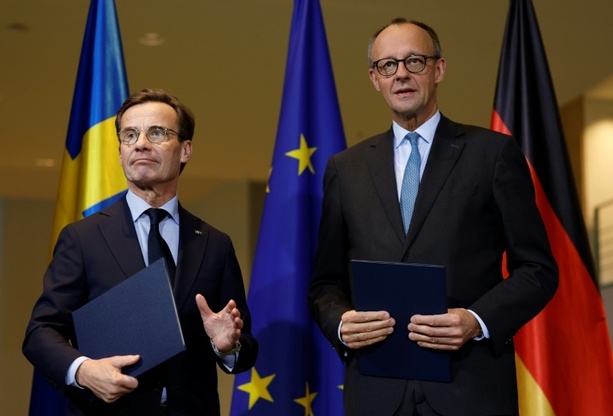 Bild vergrößern: Merz unterstreicht Unterstützung für Ukraine und dringt auf Korruptionsbekämpfung