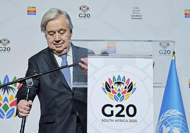Bild vergrößern: Guterres ruft G20-Staaten zu mehr Klimaschutz auf