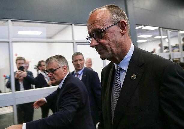 Bild vergrößern: Merz ruft wegen Ukraine Nationalen Sicherheitsrat zusammen