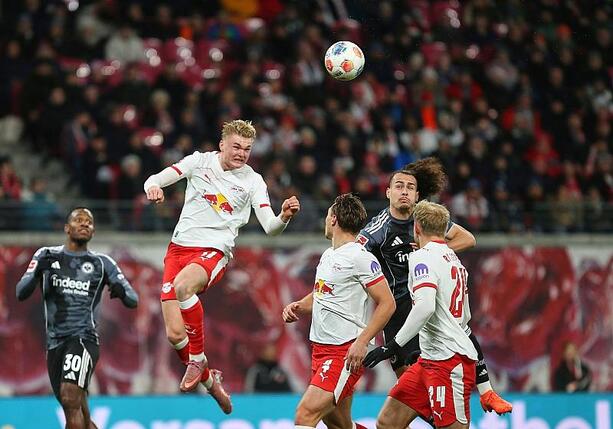Bild vergrößern: 1. Bundesliga: Leipzig überrennt Frankfurt