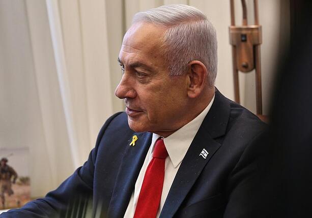 Bild vergrößern: Merz warnt Netanjahu vor Annexionsschritten im Westjordanland