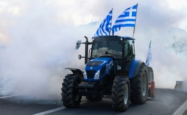 Ausschreitungen bei Bauernprotesten in Griechenland
