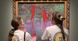 Monet-Gemälde mit Farbe beschmiert: Freispruch für Klima-Aktivistinnen in Schweden