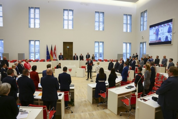 Bild vergrößern: Umfrage: AfD in Brandenburg auf neuem Höchststand - knappe Hälfte für Neuwahlen