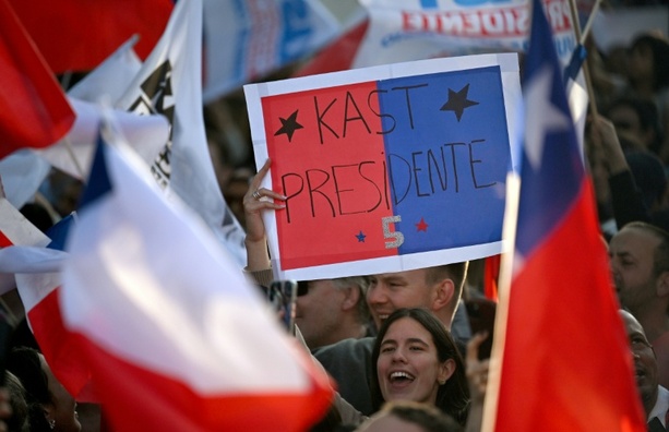 Bild vergr&ouml;&szlig;ern: Ultrarechter Kandidat Kast gewinnt Präsidentenwahl in Chile