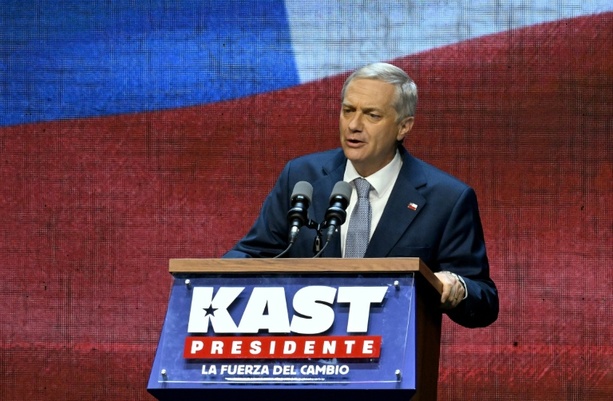 Bild vergr&ouml;&szlig;ern: Ultrarechter Kandidat Kast gewinnt Präsidentenwahl in Chile