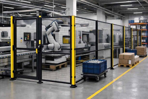 Bild vergr&ouml;&szlig;ern: Schutzwände im Betrieb: Mehr Sicherheit, weniger Stillstand – so gelingt die passende Lösung