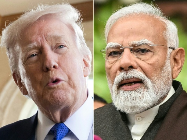 Bild vergr&ouml;&szlig;ern: Handelsabkommen zwischen Indien und USA: Trump hebt Strafzölle auf
