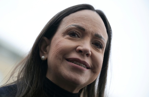 Bild vergr&ouml;&szlig;ern: Trotz Festnahme von Vertrautem: Nobelpreisträgerin Machado will nach Venezuela zurück