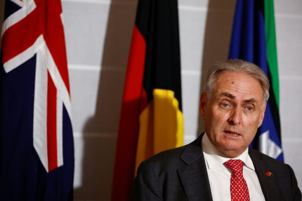 Bild vergr&ouml;&szlig;ern: Australischer Minister zu Gesprächen über Freihandelsabkommen in Brüssel