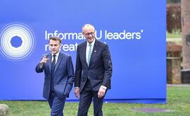 EU-Gipfeltreffen: Merz und Macron demonstrieren Einigkeit