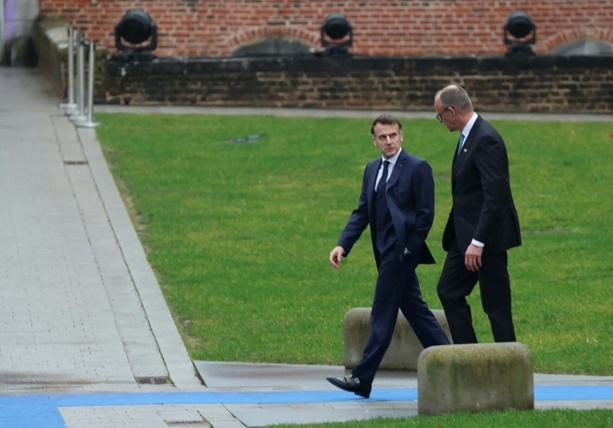 Bild vergr&ouml;&szlig;ern: Merz bestätigt Gespräche mit Macron über atomare Abschreckung