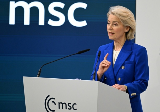 Bild vergr&ouml;&szlig;ern: Von der Leyen: Europa muss Verantwortung für eigene Sicherheit übernehmen