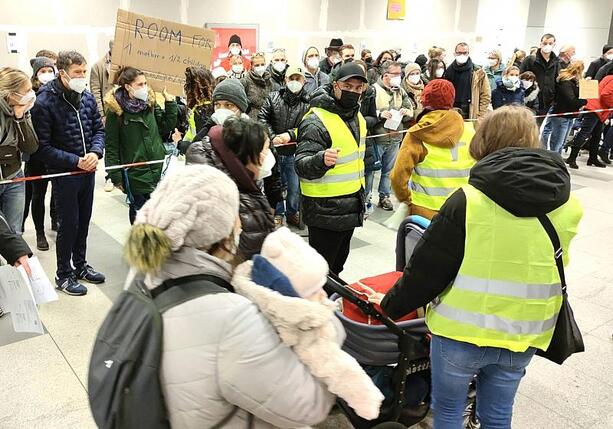 Bild vergr&ouml;&szlig;ern: Umfrage: Immer mehr Ukrainer möchten in ihrem Zufluchtsland bleiben