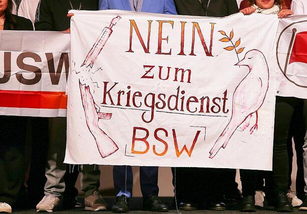 Bild vergr&ouml;&szlig;ern: BSW wirbt mit neuer Web-App für die Verweigerung des Wehrdienstes