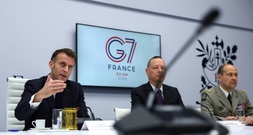 Macron: G7 schließen Lockerung der Sanktionen gegen Russland trotz hoher Energiepreise aus