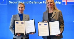 Vor Referendum über Beitrittsverhandlungen: Island und EU besiegeln Verteidigungsabkommen