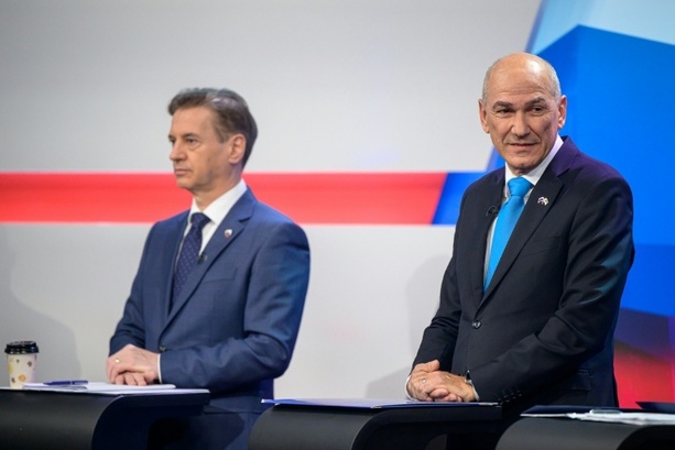 Bild vergr&ouml;&szlig;ern: Parlamentswahl in Slowenien begonnen - Kopf-an-Kopf-Rennen erwartet