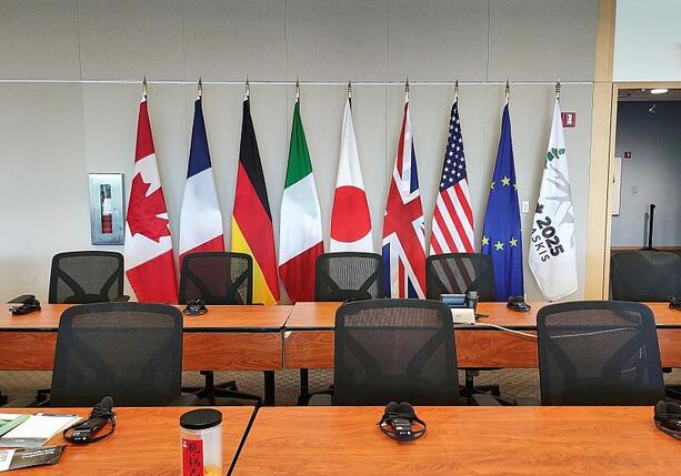 Bild vergr&ouml;&szlig;ern: G7-Außenminister bekräftigen Unterstützung für Nahost-Partner