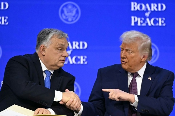 Bild vergr&ouml;&szlig;ern: Trump ruft zur Wiederwahl von Ungarns Regierungschef Orban auf