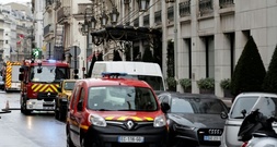 Brand in Pariser Luxushotel 