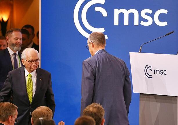 Bild vergr&ouml;&szlig;ern: MSC-Chef Ischinger ruft Merz zu eigener Nahost-Initiative auf