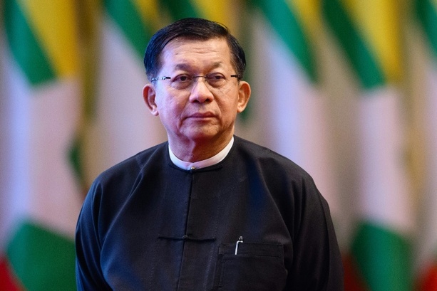 Bild vergr&ouml;&szlig;ern: AFP-Zählung: Ex-Militärjunta-Chef Min Aung Hlaing zum Präsidenten von Myanmar gewählt