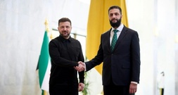 Selenskyj trifft syrischen Übergangspräsidenten al-Scharaa in Damaskus