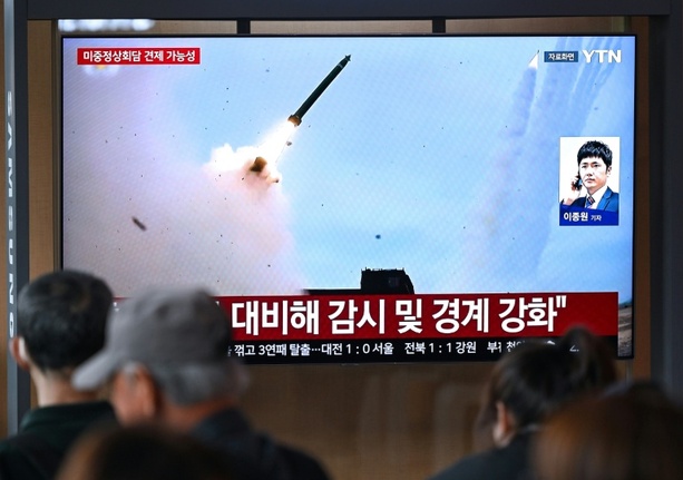 Bild vergr&ouml;&szlig;ern: Neue Spannungen mit Südkorea: Nordkorea testet erneut ballistische Raketen