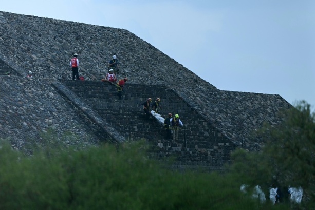 Bild vergr&ouml;&szlig;ern: Mann erschießt kanadische Touristin in Ruinenstadt Teotihuacán in Mexiko