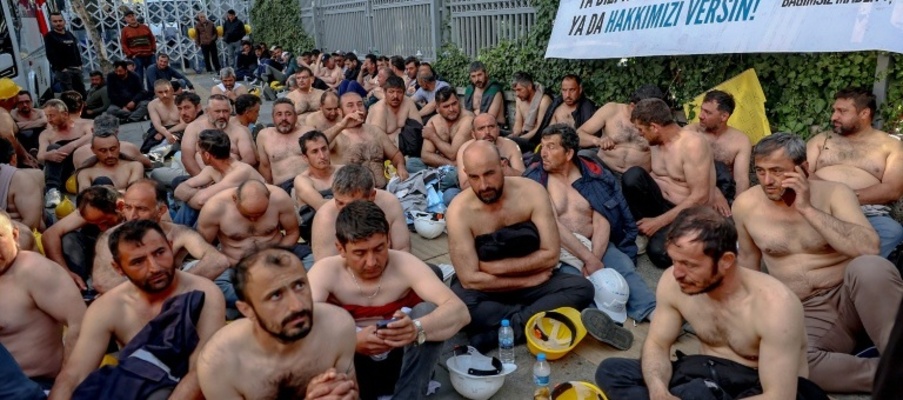 Gewerkschaft: 110 hungerstreikende Minenarbeiter in Ankara verhaftet