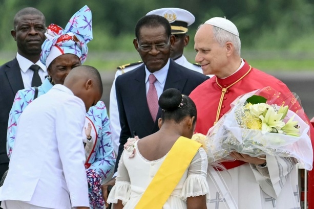 Bild vergr&ouml;&szlig;ern: Papst Leo XIV. ruft bei Besuch in Äquatorialguinea zu Recht und Gerechtigkeit auf