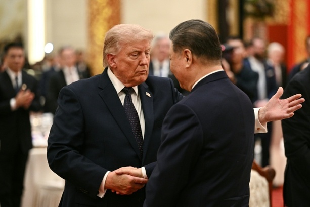 Bild vergr&ouml;&szlig;ern: Trump: Fantastische Handelsabkommen mit China - Xi soll zu Hilfe bei Hormus-Öffnung bereit sein