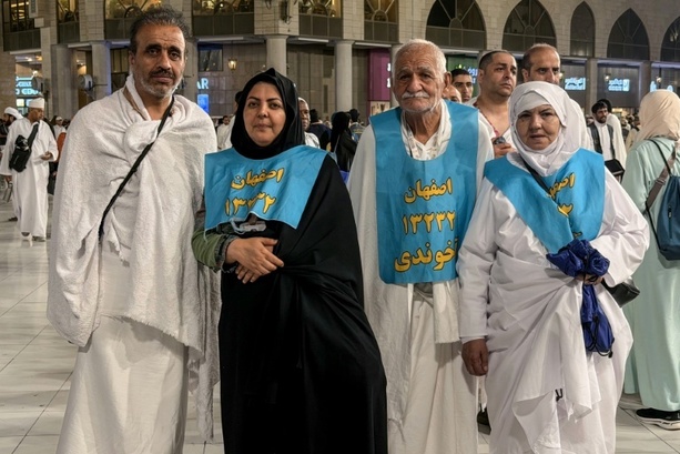 Bild vergr&ouml;&szlig;ern: Mehr als eine Million Gläubige zur Pilgerfahrt Hadsch nach Mekka gereist