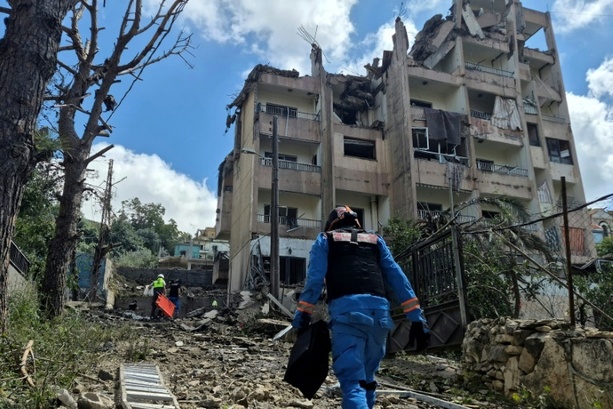 Bild vergr&ouml;&szlig;ern: Israelische Armee gibt neue Evakuierungsaufforderung für libanesische Stadt Nabatije heraus