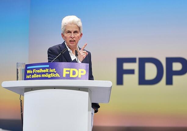 Bild vergr&ouml;&szlig;ern: Strack-Zimmermann kündigt weitere Debatten über FDP-Kurs an
