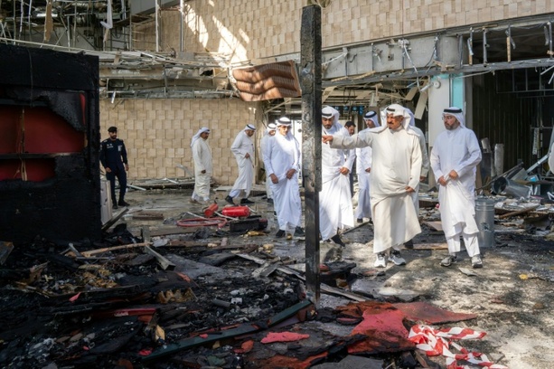 Bild vergr&ouml;&szlig;ern: Iranischer Angriff: Ein Toter und mehr als 60 Verletzte am Flughafen von Kuwait