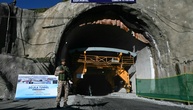 Letzte Sprengung: Indien baut neuen Himalaya-Tunnel fertig