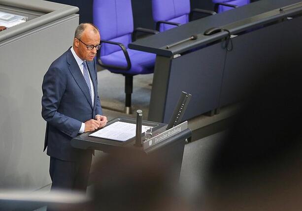 Bild vergr&ouml;&szlig;ern: Merz will starken Platz für Europa in neuer Weltordnung