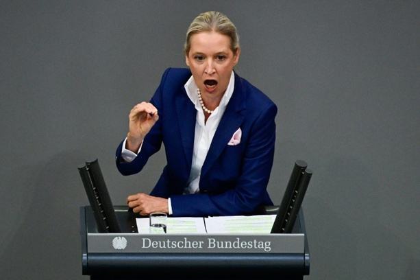Bild vergr&ouml;&szlig;ern: AfD-Chefin Weidel rechnet mit Merz ab:  Abgesang eines Gescheiterten