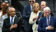 Ex-US-Präsidenten und Merkel bei Eröffnung von Obama-Center - Trump fehlt