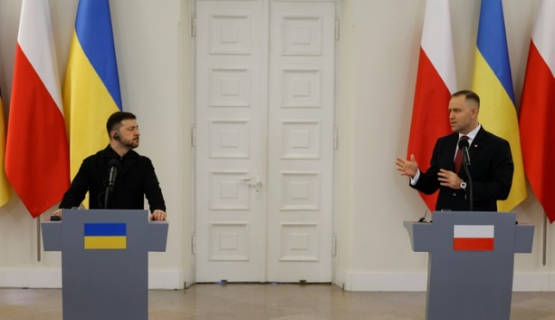 Bild vergr&ouml;&szlig;ern: Spannungen mit Warschau: Selenskyj bleibt offenbar Ukraine-Konferenz in Polen fern