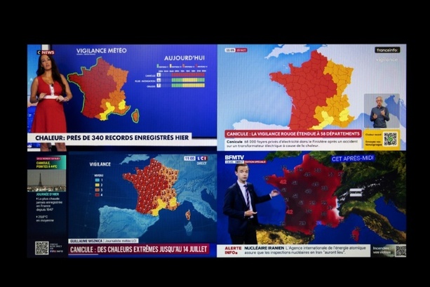 Bild vergr&ouml;&szlig;ern: Hitzewelle in Frankreich  bringt weitere Rekorde